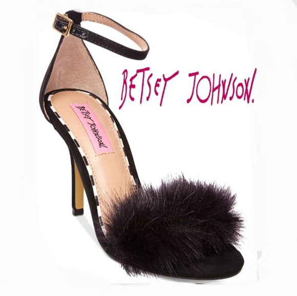 Betsey Johnson Women's Harpur Open Toe Ankle Strap Sandals | Special Occasion Dress Sandals With Buckle Closure